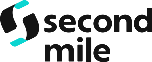 second mile logo black and teal